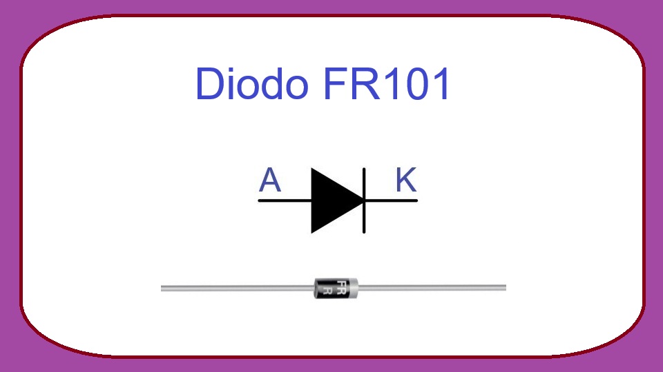 FR101 - Diodo de Recuperación Rápida