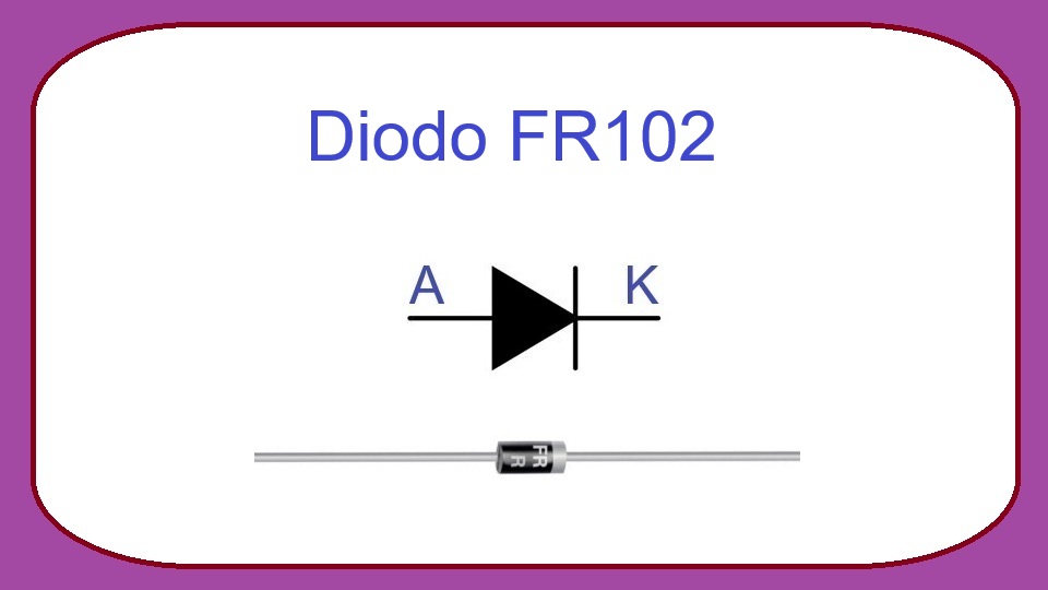 FR102 - Diodo de Recuperación Rápida