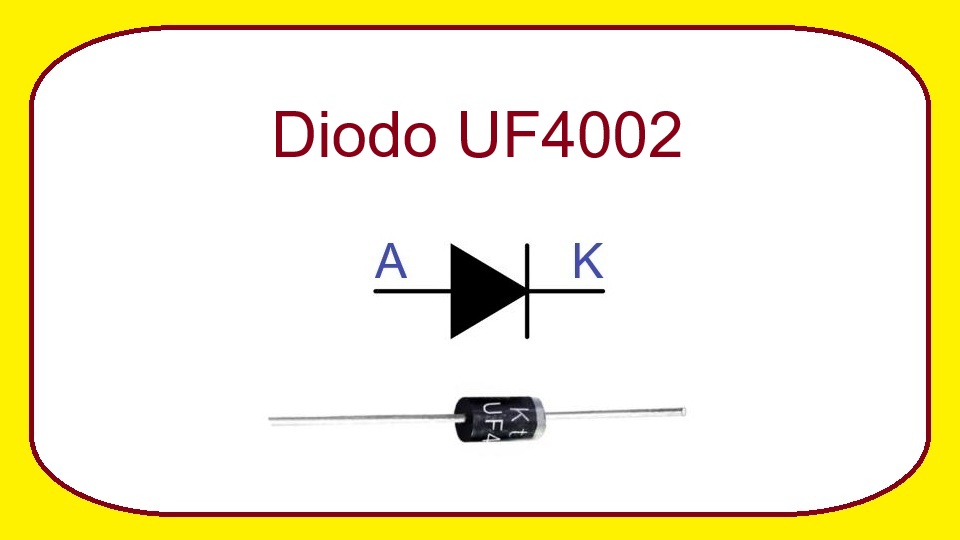 UF4002 - Diodo rectificador de ultra alta velocidad