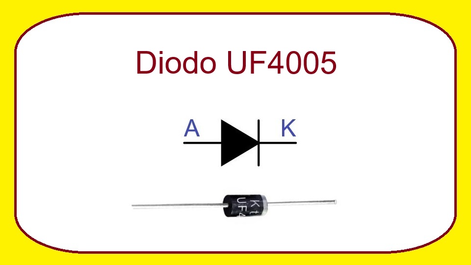 UF4005 - Diodo rectificador de ultra alta velocidad