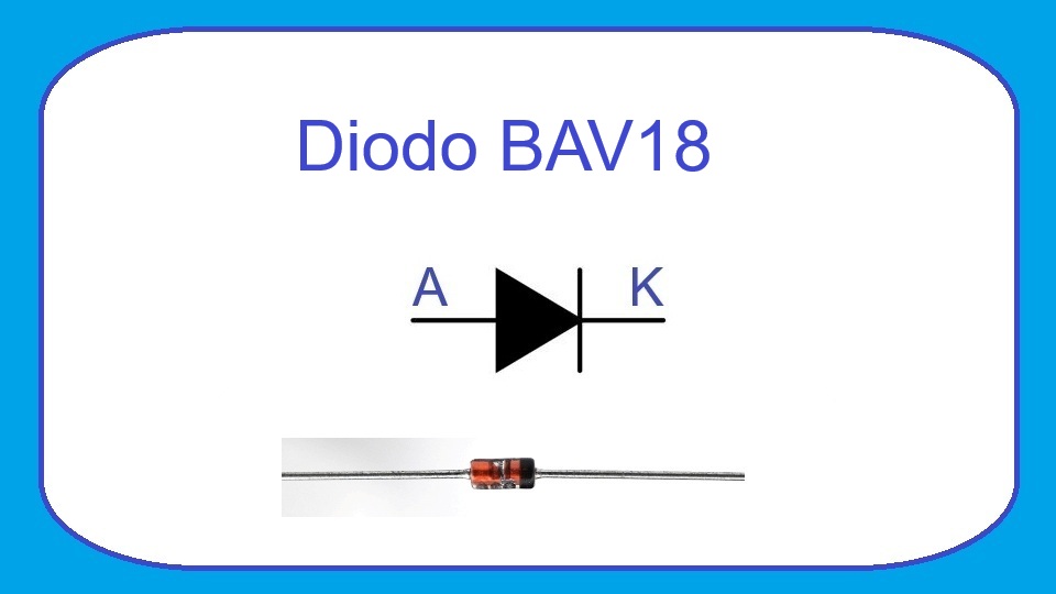 BAV18 - Diodo de Conmutación