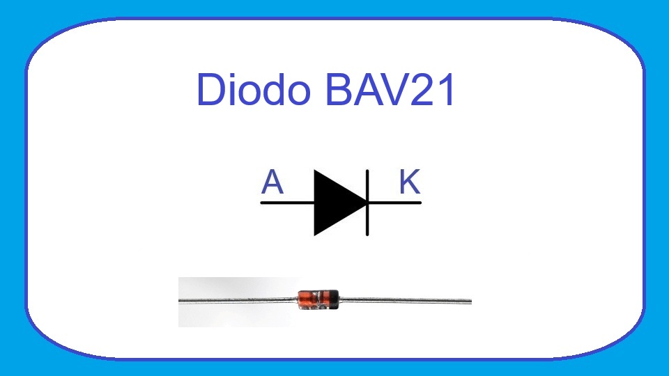 BAV21 - Diodo de Conmutación