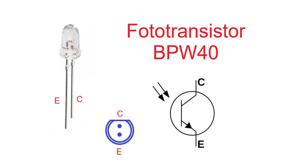 Fototransistor BPW40