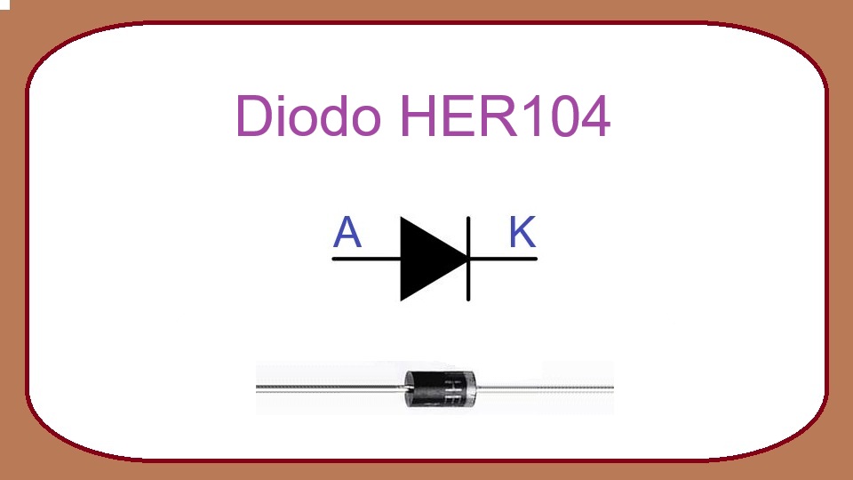 HER104 - diodo rectificador de alta eficiencia