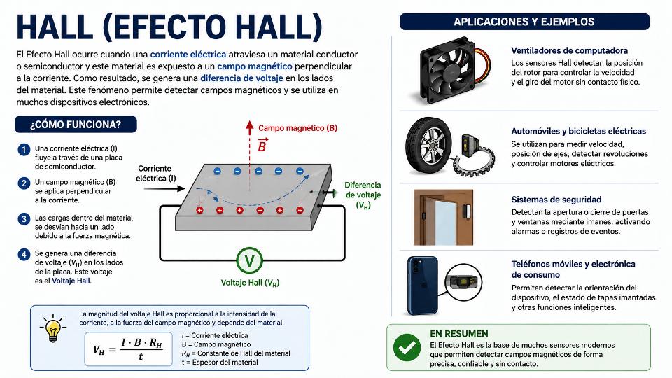 Hall (Efecto Hall)