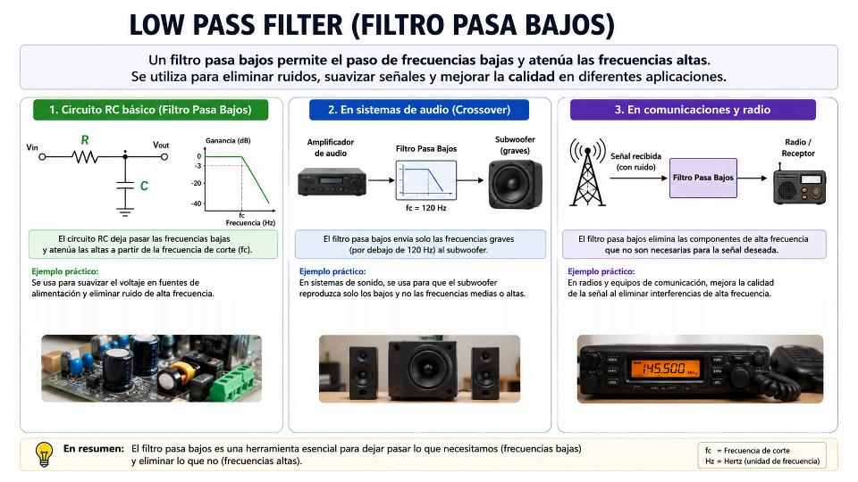 Low Pass Filter (Filtro Pasa Bajos)