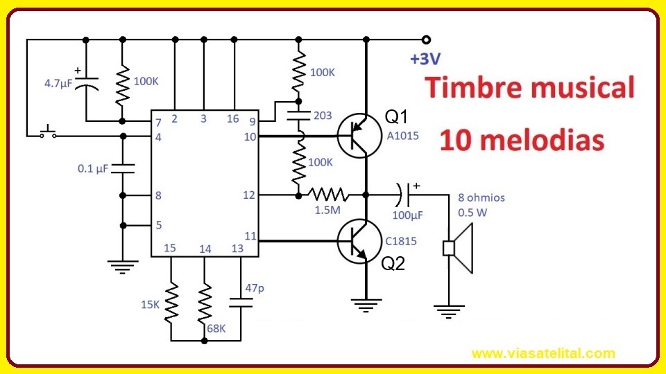 Q (representación simbólica del transistor)