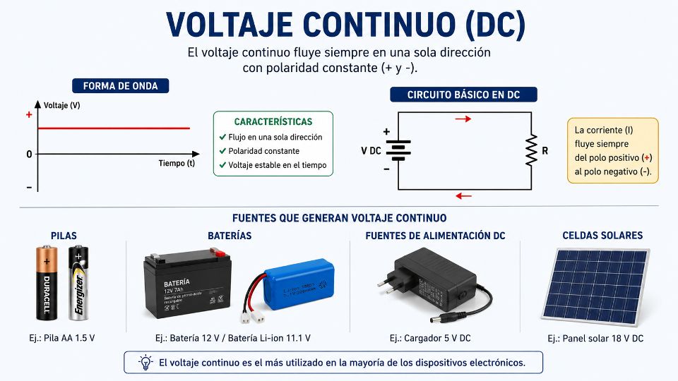 Voltaje Continuo